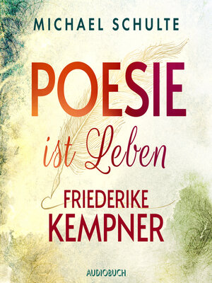 cover image of Poesie ist Leben--Friederike Kempner
